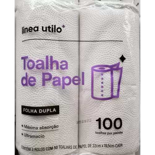 Forro de Papel c/ 50 unidades Limpeza Prática e eficiência