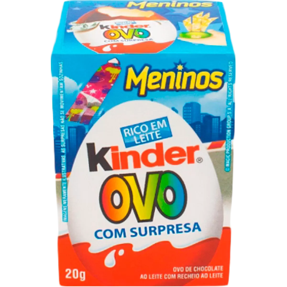 Tenho 39 anos e recebi um ovo Kinder no dia da criança. O que